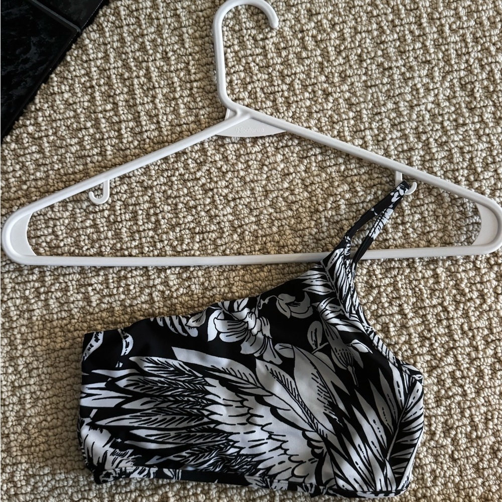 NWOT Palm Angels Jungle Print One Shoulder Bikini Top